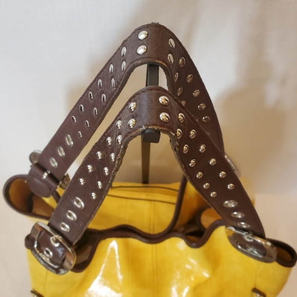 ๐พ๐"Think FALL"๐๐พKathy Van Zeeland Purse, Sunny Yellow, EUC - Picture 7 of 11